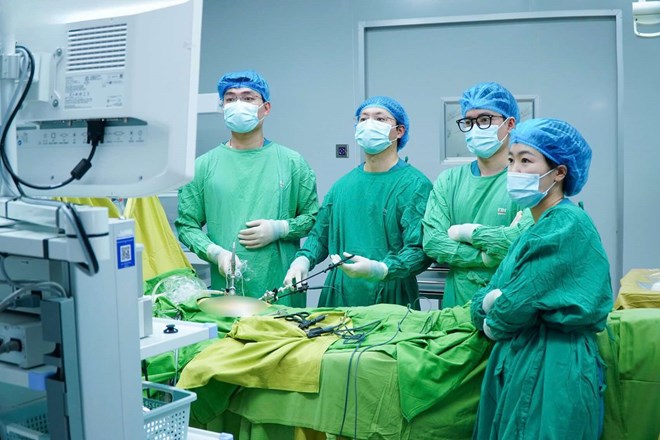 Người phụ nữ 66 tuổi đau bụng kéo dài, bác sĩ gắp ra "đáng sợ" chứa búi tóc - Ảnh 1.