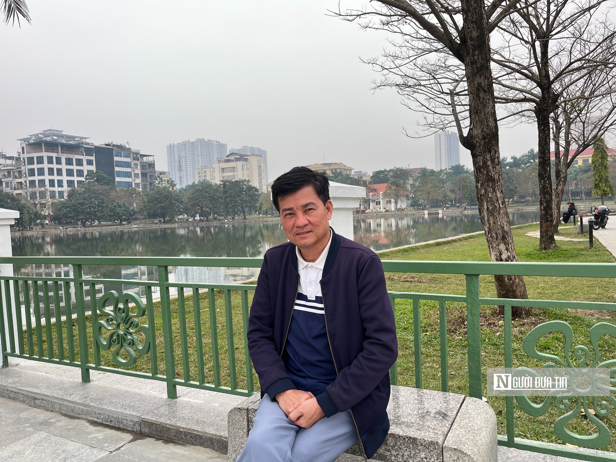 Sau phản ánh xuống cấp, công viên hồ điều hòa Mai Dịch khoác diện mạo mới- Ảnh 15.