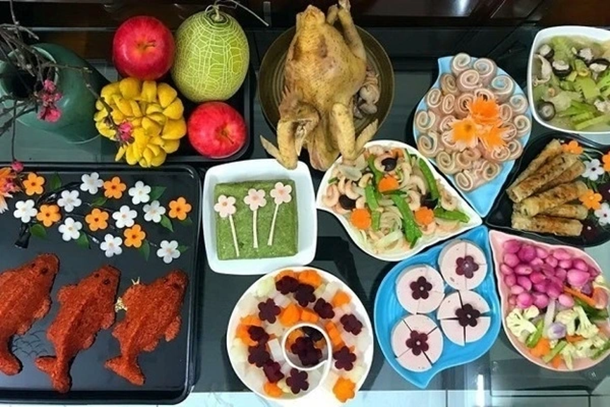 Mâm cúng ông Công ông Táo quen thuộc, thêm chi tiết này bỗng đẹp rực rỡ, gia chủ đón lộc cả năm- Ảnh 1.