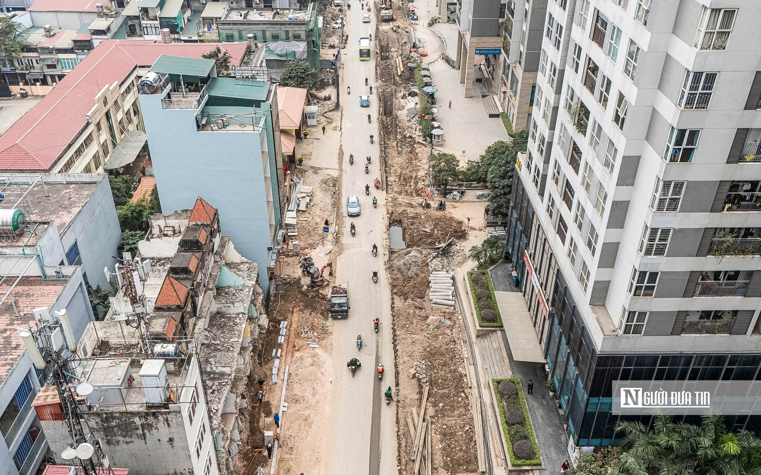 H&agrave; Nội: &Igrave; ạch thi c&ocirc;ng tuyến đường gần 1km những ng&agrave;y cận Tết- Ảnh 3.