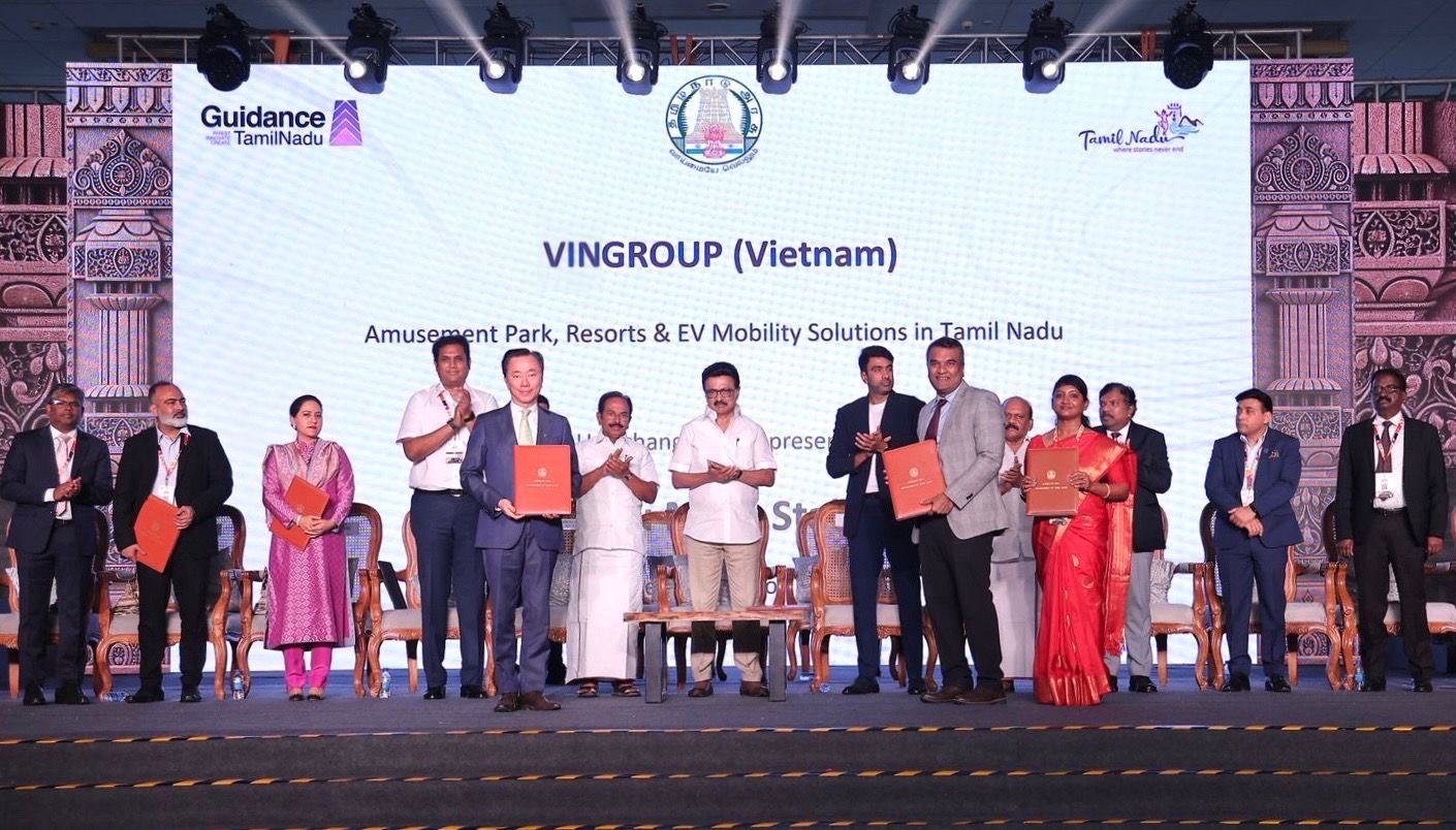 Vingroup ký kết MOU với bang Tamil Nadu, củng cố hệ sinh thái đa ngành tại Ấn Độ - Ảnh 1.