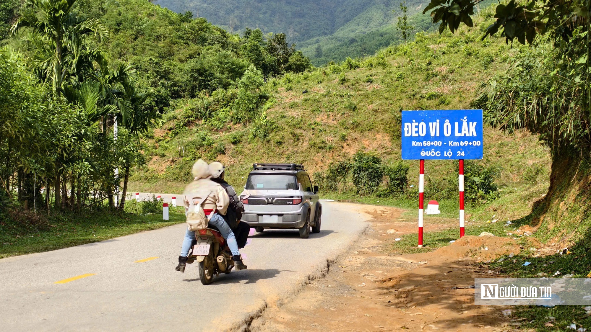 Cận cảnh "nút thắt" đèo Vi Ô Lắk được đề xuất nâng cấp trên Quốc lộ 24 kết nối Đông - Tây Quảng Ngãi- Ảnh 2.