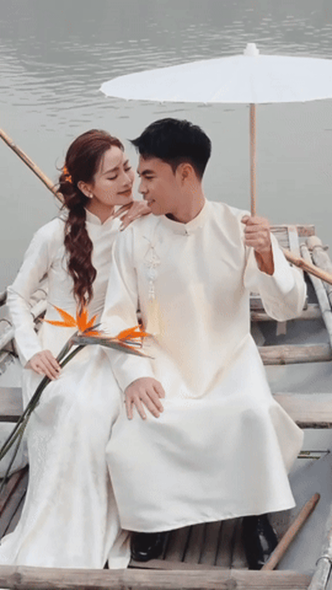 Khung cảnh ảnh cưới cực thơ của MC Huyền Trang Mù Tạt và tuyển thủ Việt Nam - Ảnh 2.