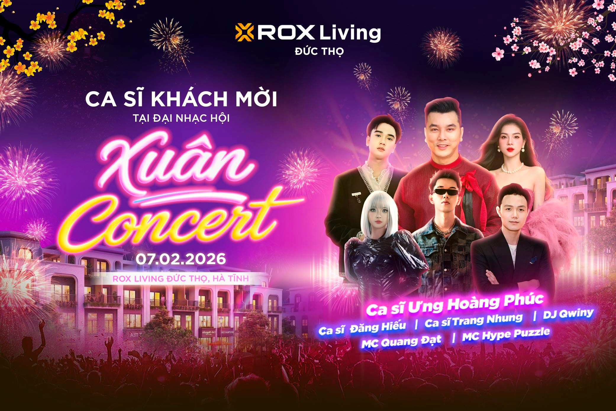 ROX Living Đức Thọ mở màn năm 2026 bằng Nhạc hội Xuân Concert, đặt dấu ấn khu đô thị cao cấp tiên phong tại Đức Thọ - Ảnh 1.