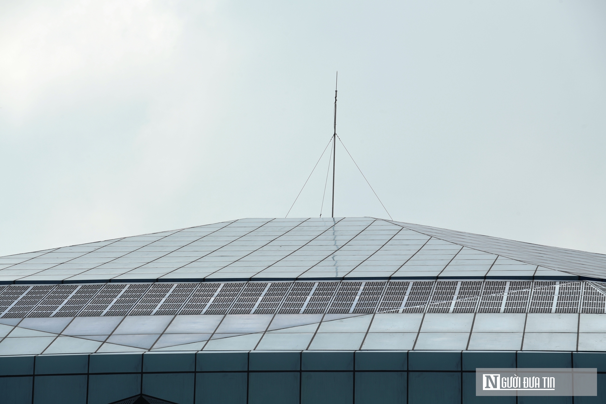 “Ngắm” nhà thi đấu đa năng hình kim cương xanh độc đáo tại Quảng Trị- Ảnh 7.