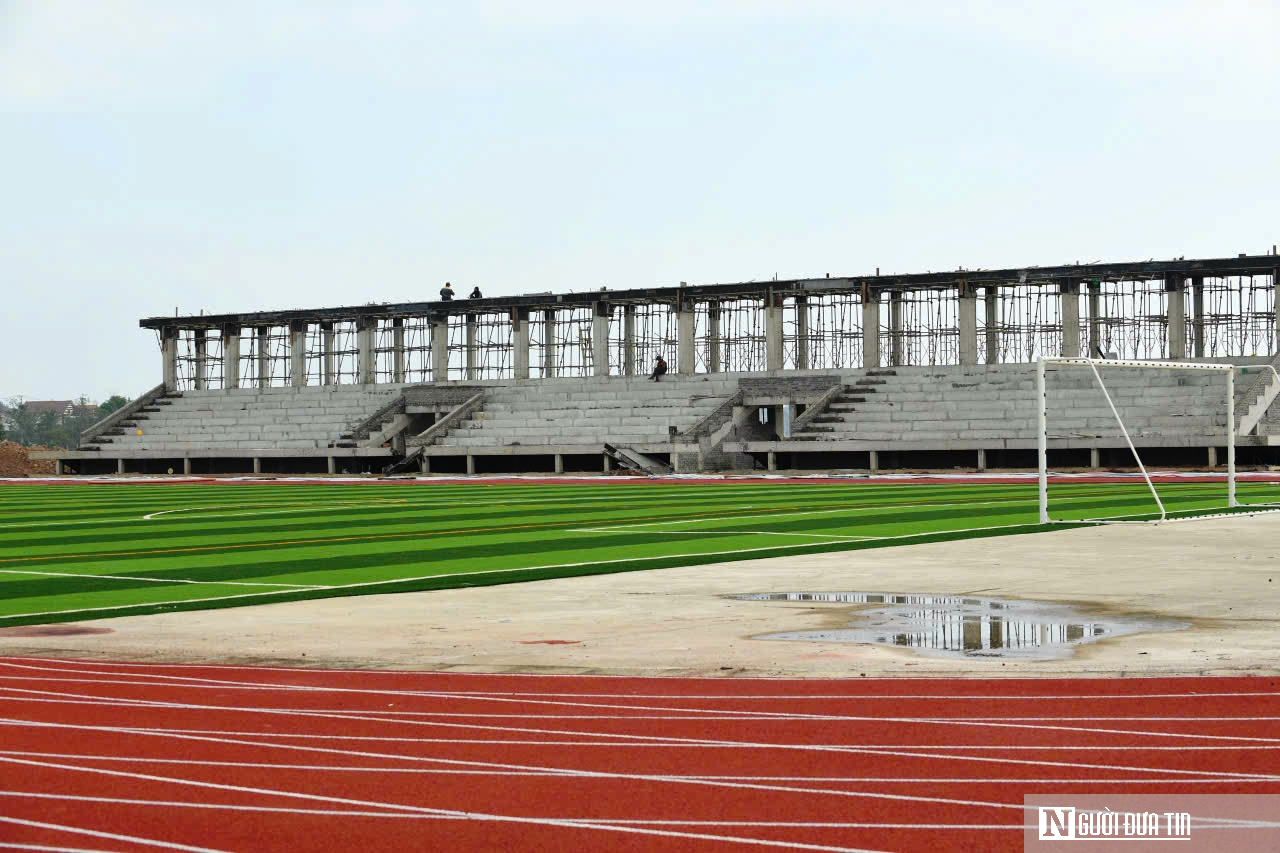 “Ngắm” nhà thi đấu đa năng hình kim cương xanh độc đáo tại Quảng Trị- Ảnh 13.