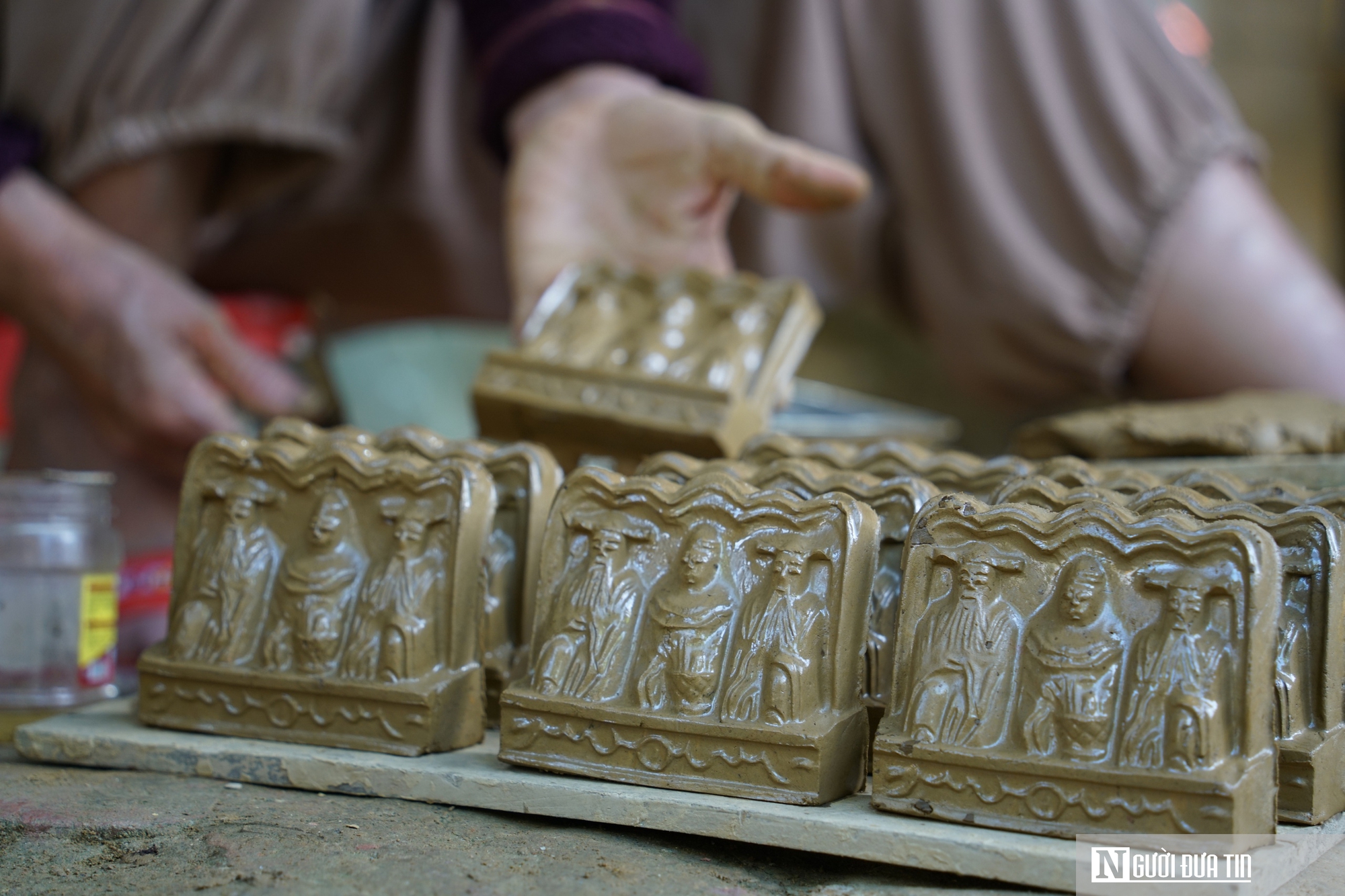 Lặng lẽ nặn ông Công, ông Táo để Tết không phai trong ký ức - Ảnh 6.