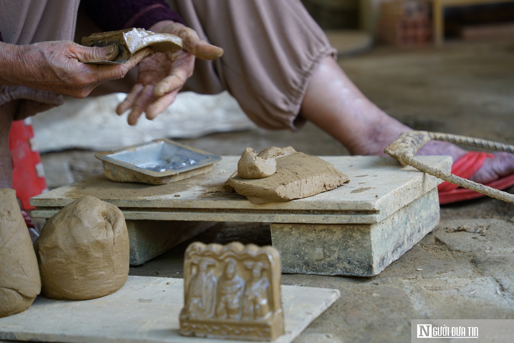 Lặng lẽ nặn ông Công, ông Táo để Tết không phai trong ký ức - Ảnh 3.