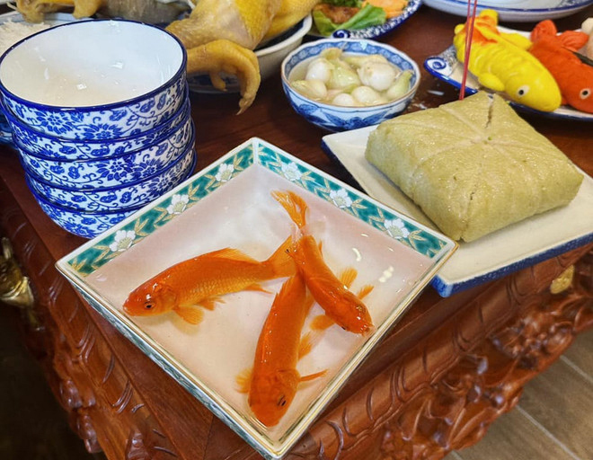 Cá chép - lễ vật không thể thiếu khi tiễn ông Công ông Táo lên trời - Ảnh 3.