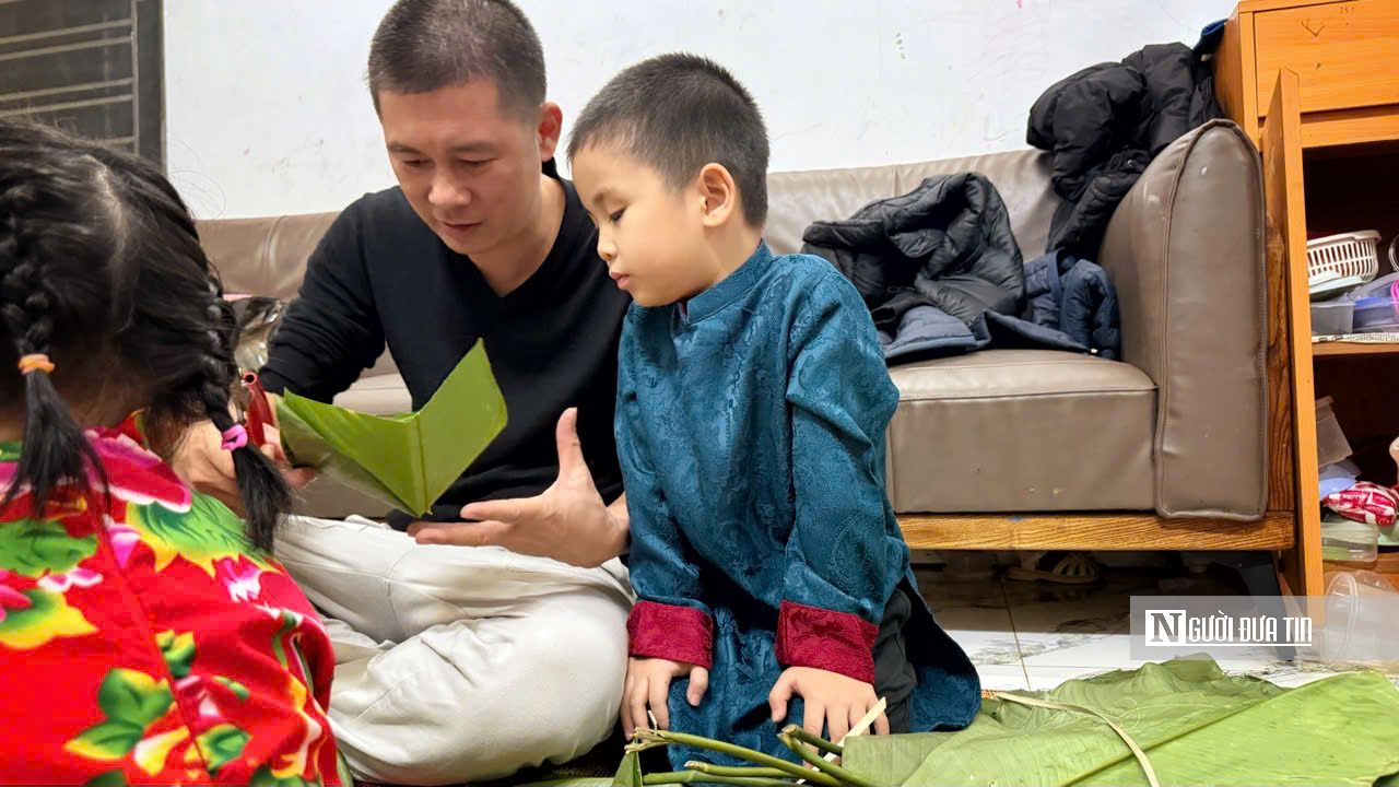 Gói bánh chưng, gói cả một mùa Tết cho trẻ- Ảnh 3.