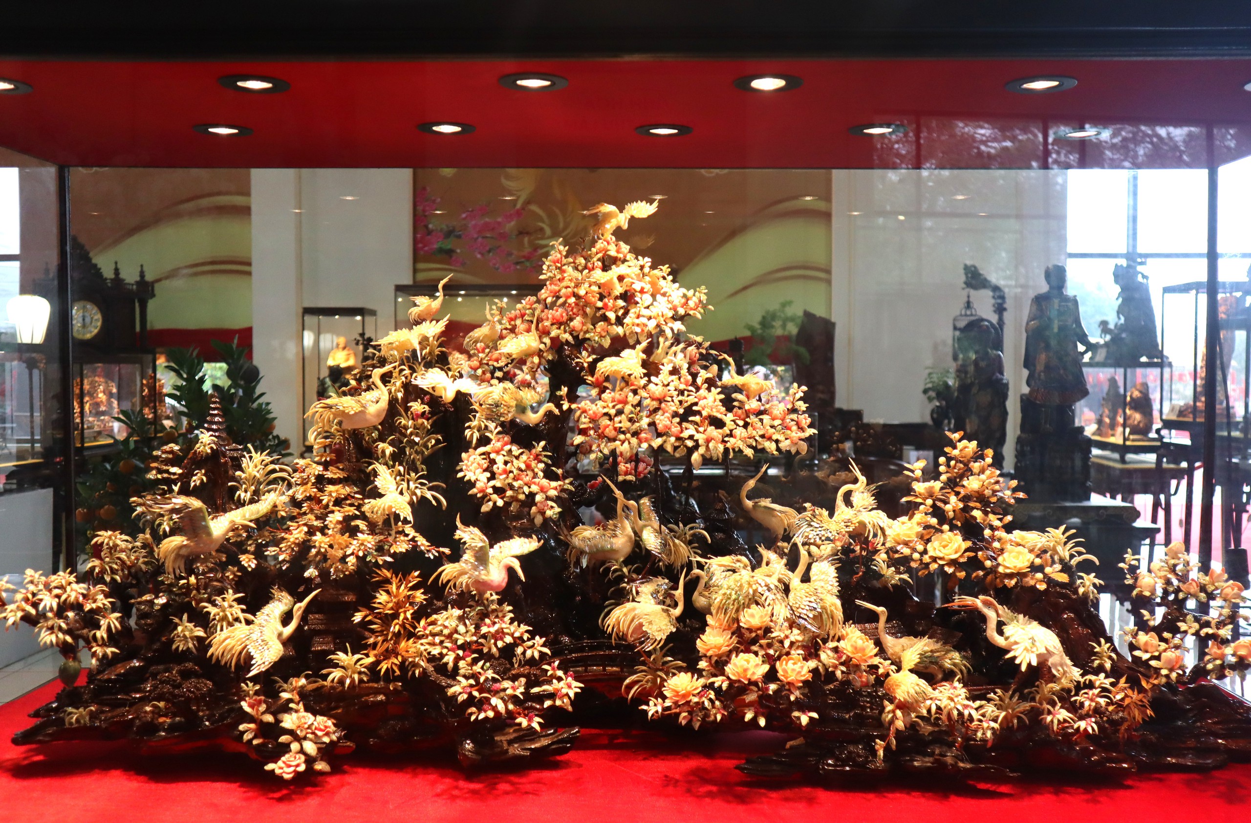 "Tinh hoa đồ gỗ Thư Lâm" - Điểm hẹn văn hóa làng nghề những ngày đầu xuân - Ảnh 2. "Tinh hoa đồ gỗ Thư Lâm" - Điểm hẹn văn hóa làng nghề những ngày đầu xuân - Ảnh 2.