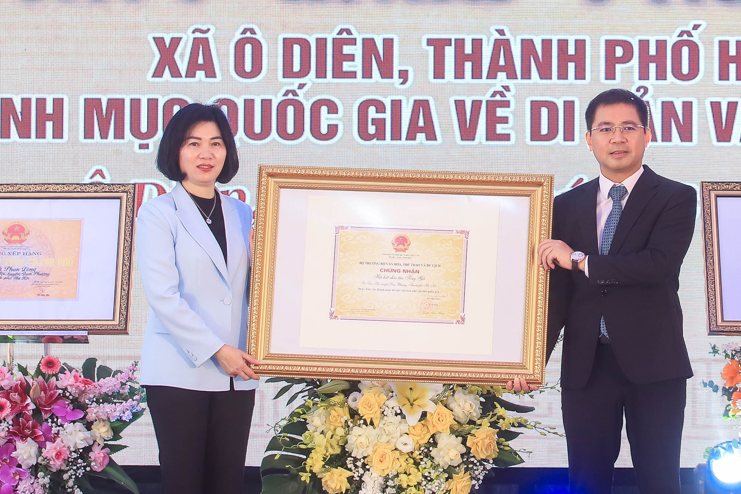 H&agrave; Nội: Hội h&aacute;t Ch&egrave;o t&agrave;u Tổng Gối l&agrave; di sản văn ho&aacute; phi vật thể quốc gia- Ảnh 10.