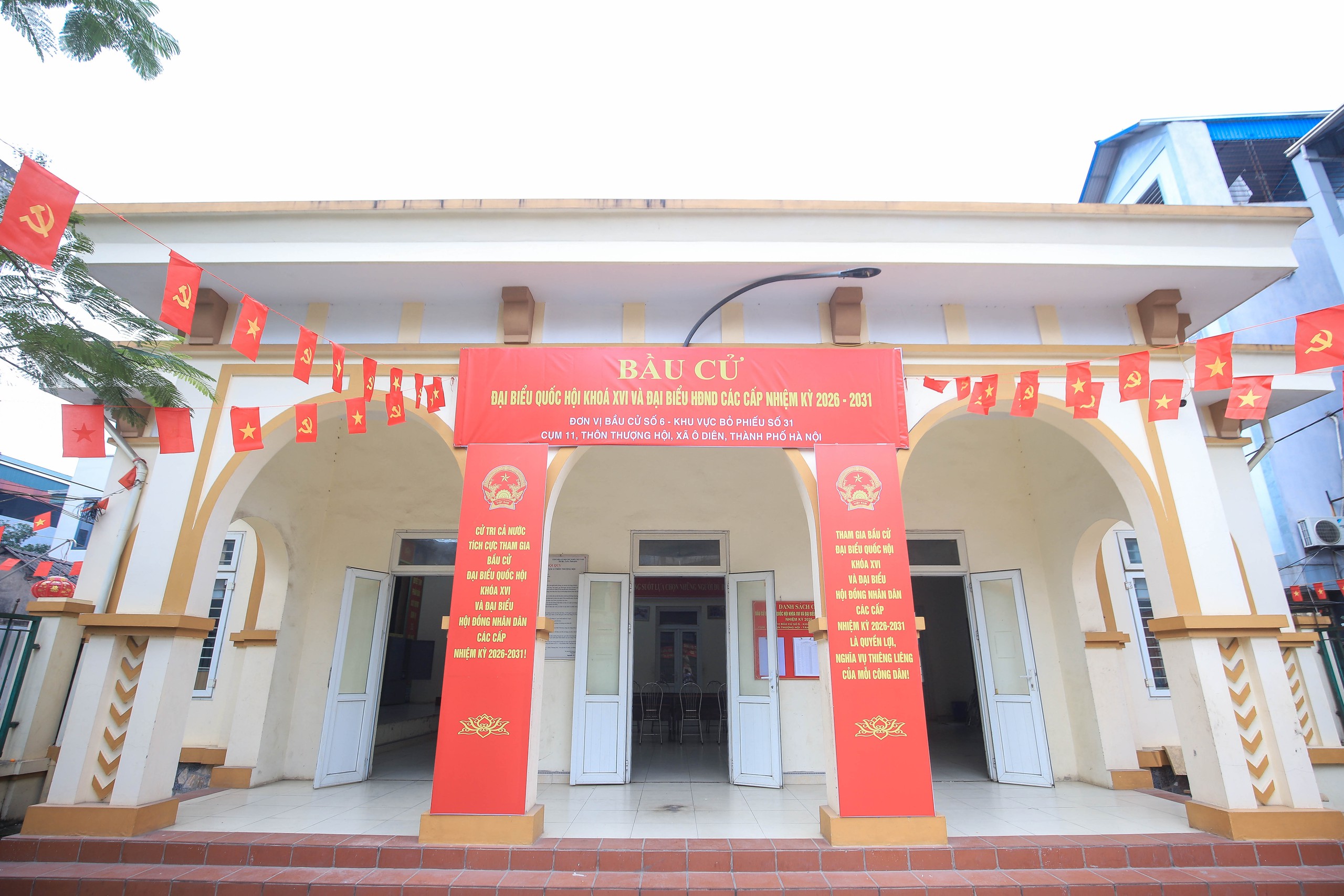 Chủ tịch Ủy ban Bầu cử Tp.H&agrave; Nội kiểm tra c&ocirc;ng t&aacute;c chuẩn bị bầu cử tại x&atilde; &Ocirc; Di&ecirc;n- Ảnh 8.