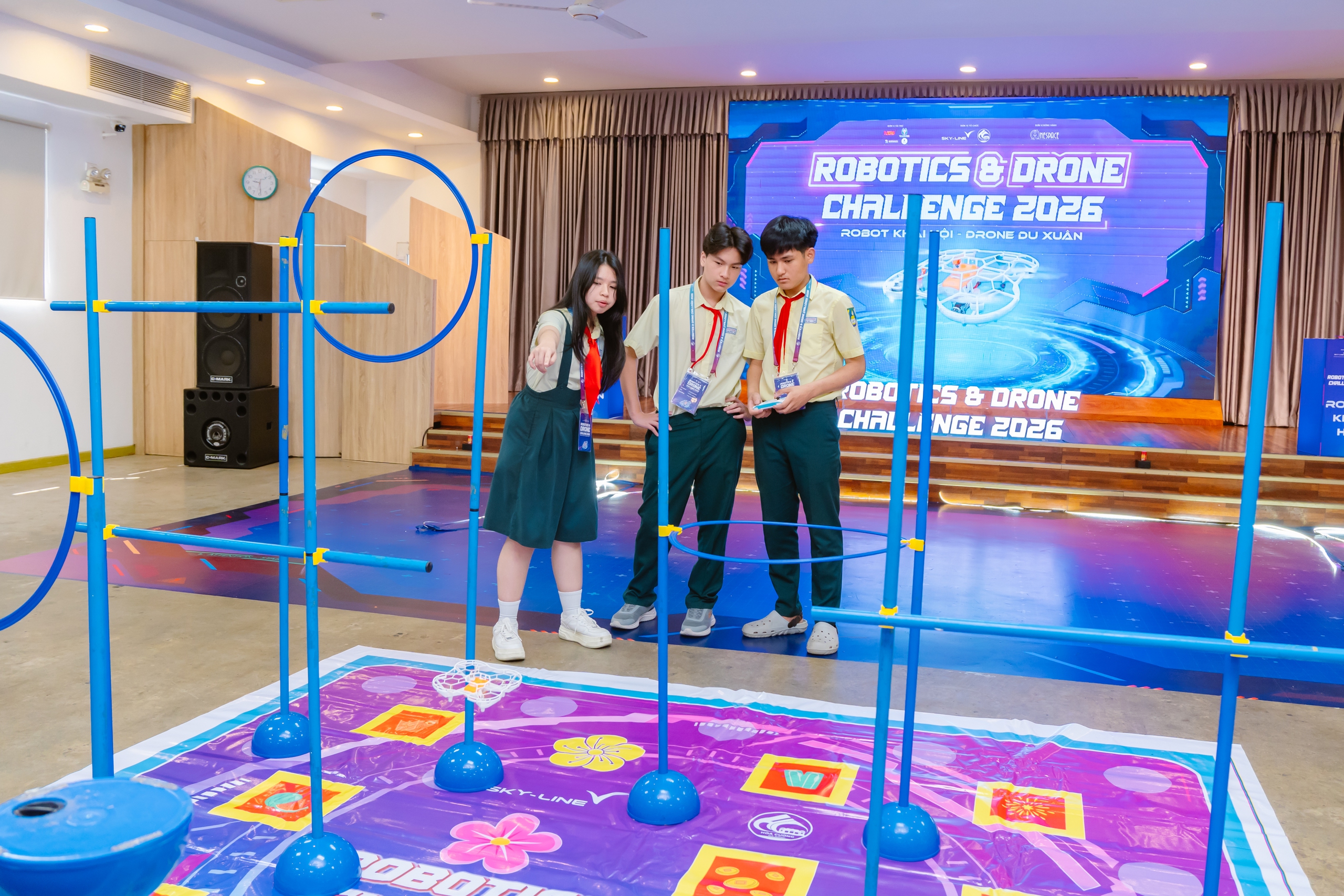 Đà Nẵng: Học sinh 23 trường tranh tài robot và drone tại Sky-Line- Ảnh 3.
