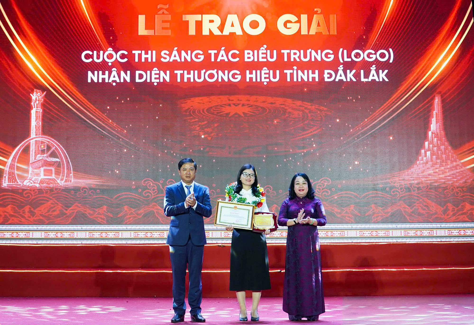 Đại ngàn và biển cả giao hòa trong logo nhận diện mới của tỉnh Đắk Lắk- Ảnh 1.