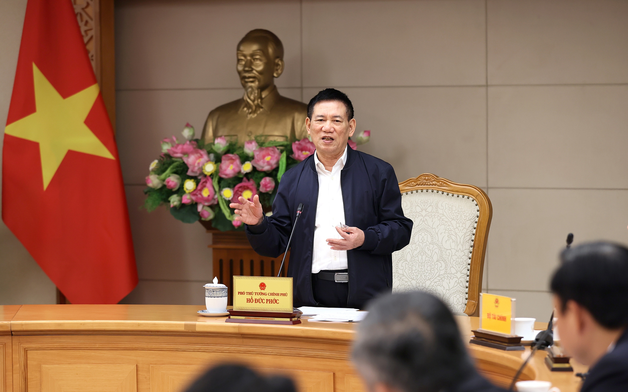 Phó Thủ tướng Hồ Đức Phớc chủ trì họp về cơ cấu lại Tổng công ty Đường sắt Việt Nam thành tập đoàn