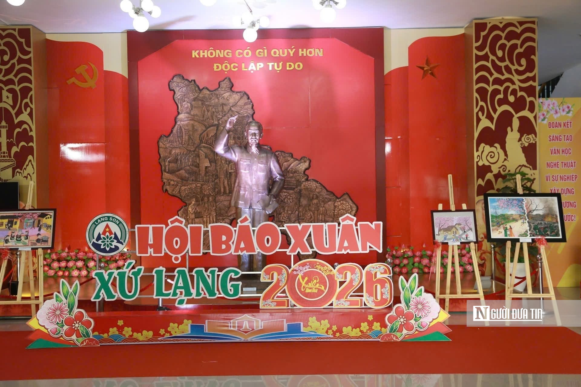 Khai mạc Hội Báo Xuân Xứ Lạng 2026: Không gian văn hóa đặc sắc của báo chí - Ảnh 1.