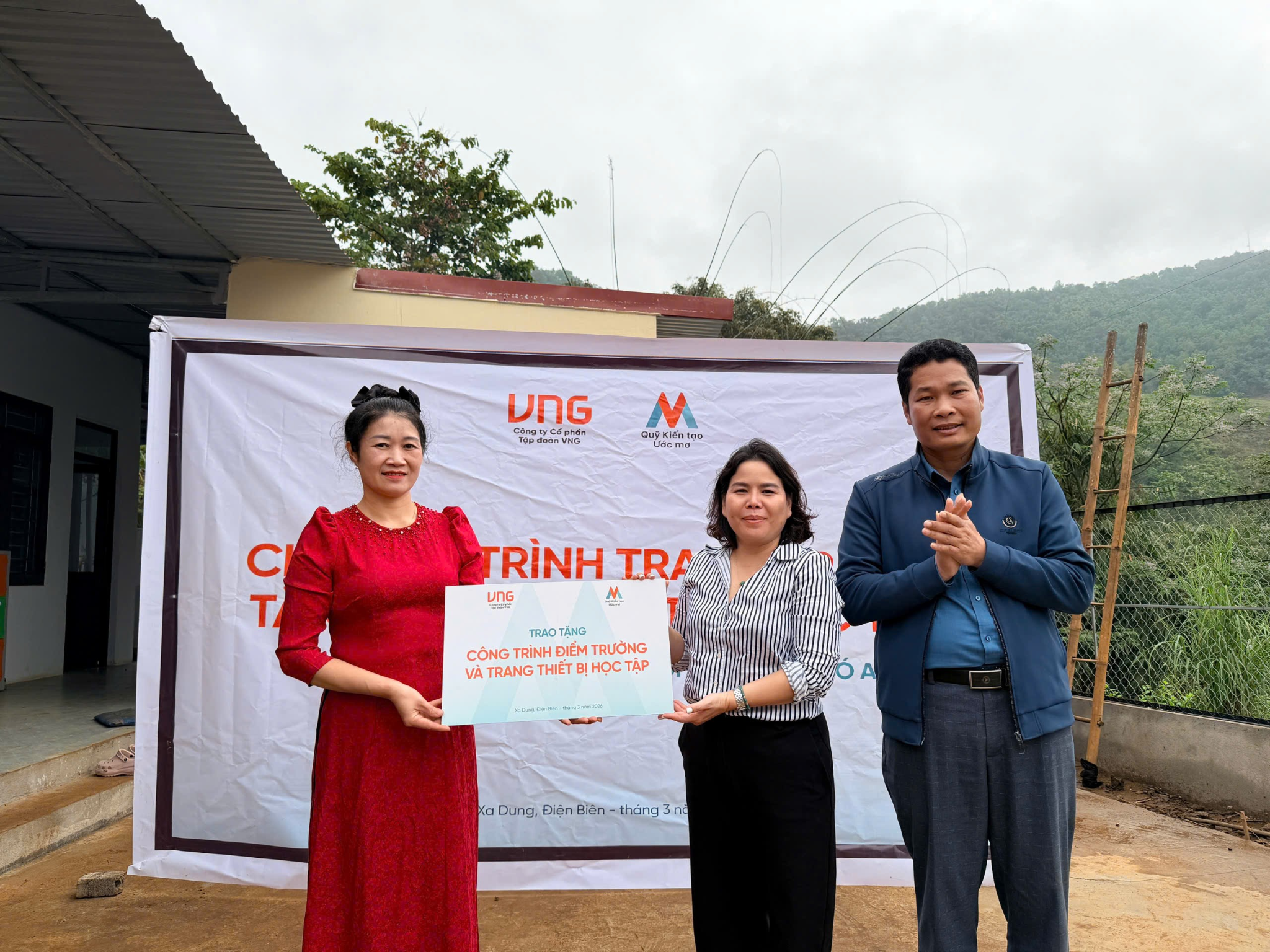 Quỹ Kiến tạo Ước mơ hỗ trợ hơn 1,5 tỷ đồng cải tạo hai điểm trường mầm non vùng cao Điện Biên - Ảnh 1.