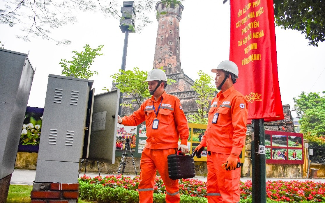 EVNHANOI đảm bảo điện an toàn cho các điểm bầu cử tại Thủ đô