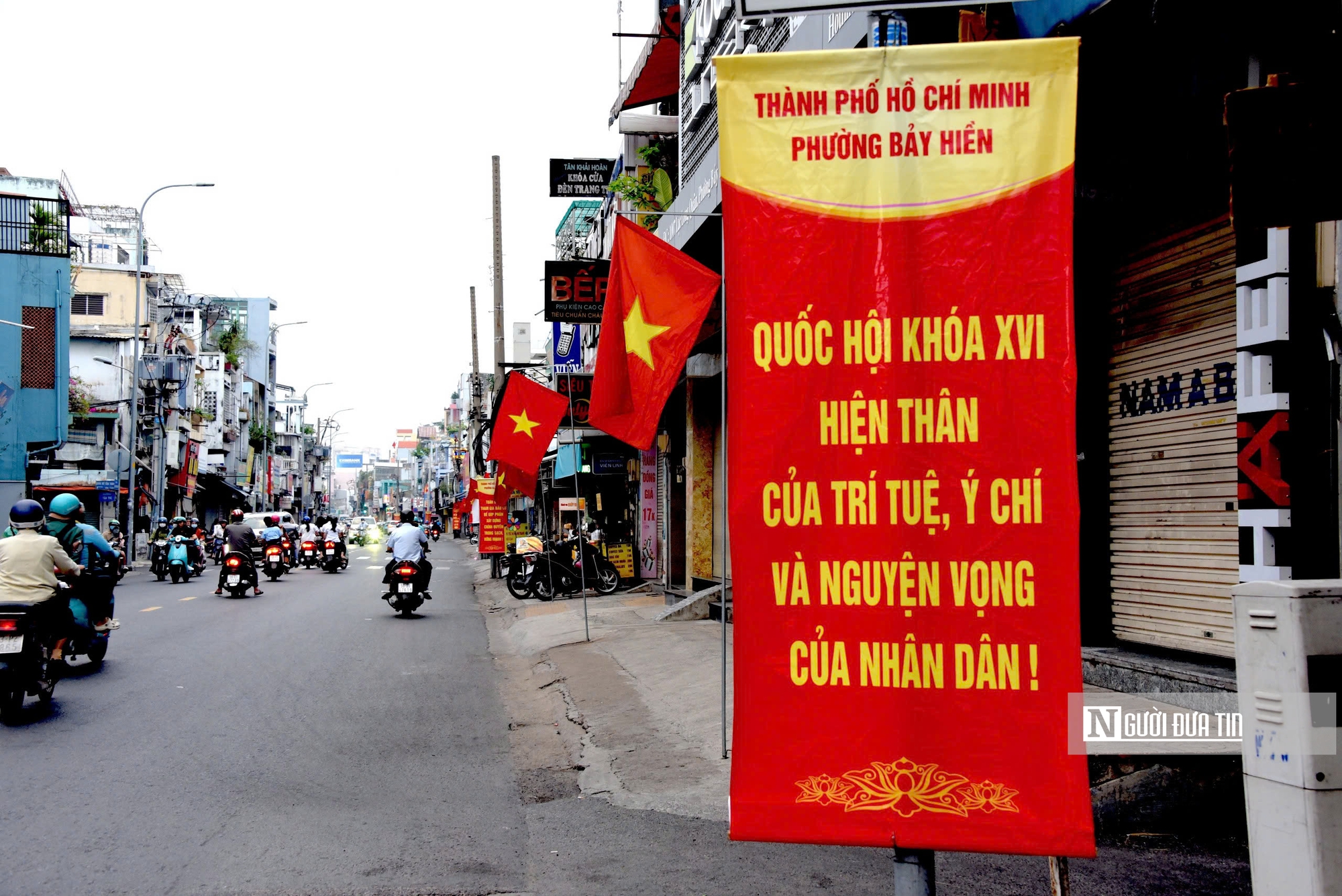 Tp.HCM: Rực rỡ cờ hoa, sẵn sàng cho bầu cử ĐBQH và HĐND các cấp- Ảnh 5.