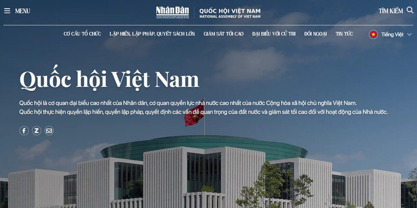 Báo Nhân Dân ra mắt chuyên trang Quốc hội Việt Nam - Ảnh 1.