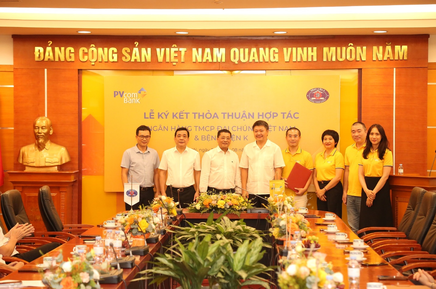 PVcomBank v&agrave; Bệnh viện K hợp t&aacute;c th&uacute;c đẩy chuyển đổi số trong lĩnh vực y tế - Ảnh 1.