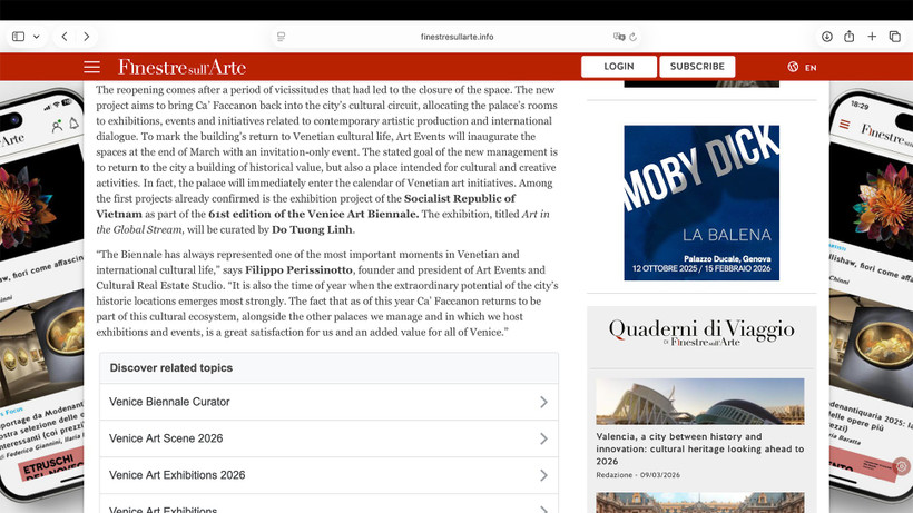 Việt Nam lần đầu tham dự "thế vận hội mỹ thuật" Venice Art Biennale - Ảnh 1.