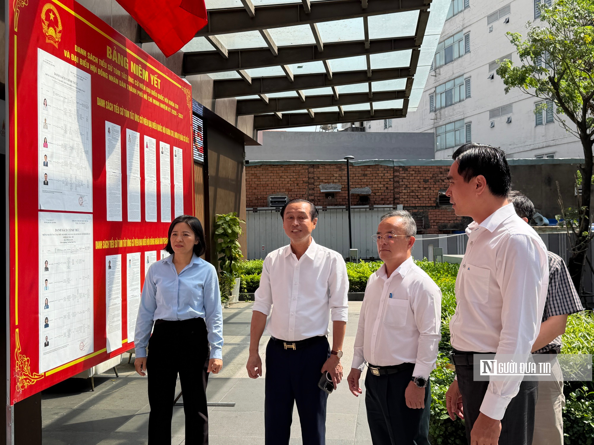 Tp.HCM: Phó Chủ tịch HĐND kiểm tra công tác chuẩn bị khu vực bỏ phiếu- Ảnh 2.