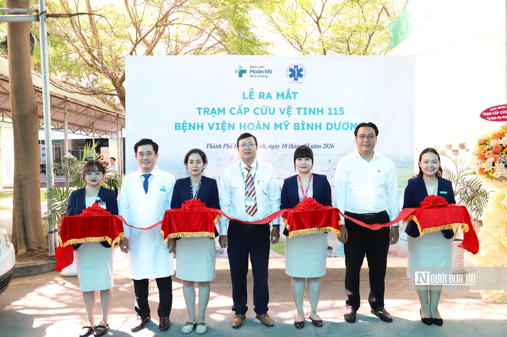 Bệnh viện Hoàn Mỹ Bình Dương ra mắt trạm cấp cứu vệ tinh 115- Ảnh 1.