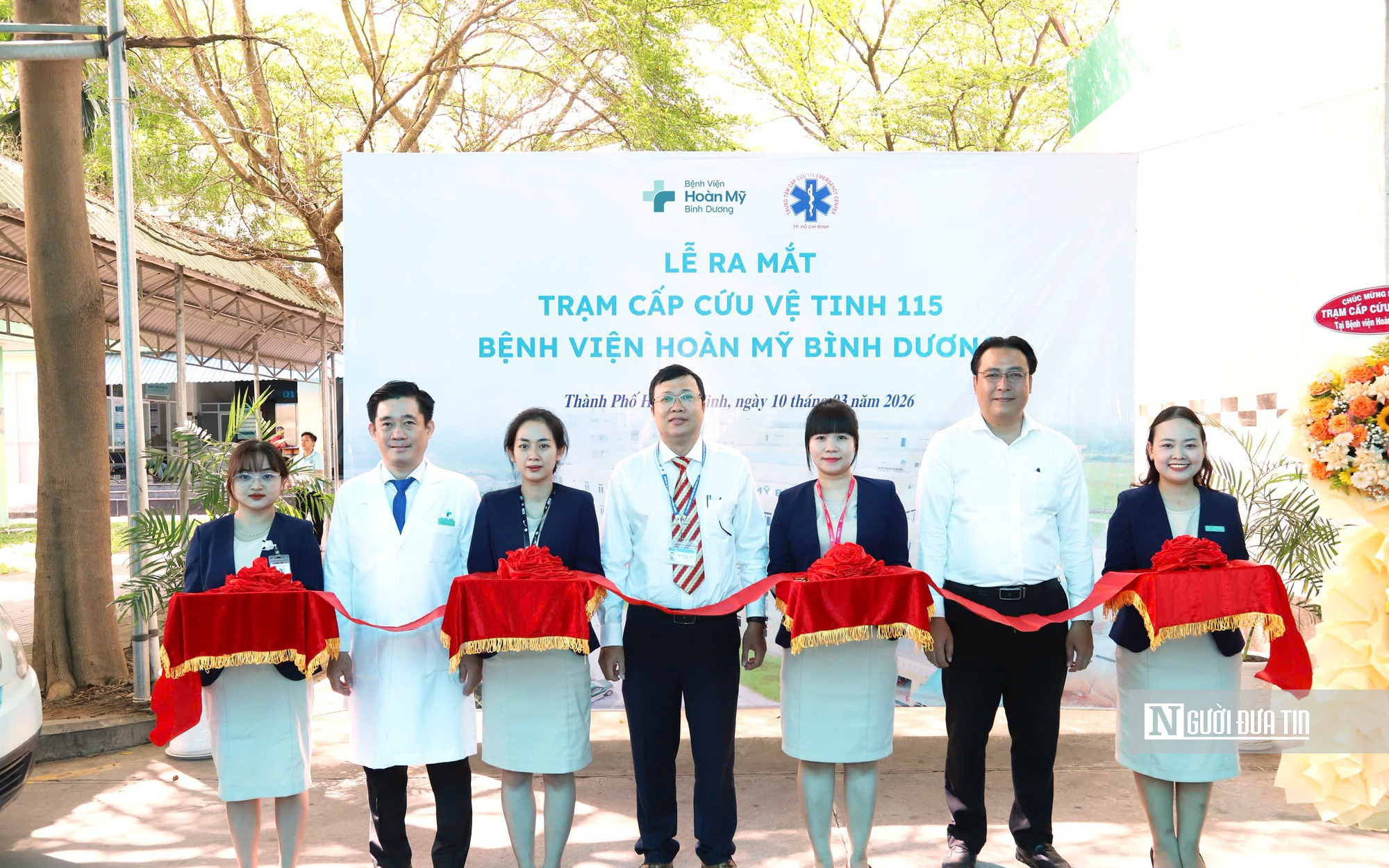 Bệnh viện Hoàn Mỹ Bình Dương chính thức vận hành Trạm Cấp cứu Vệ tinh 115