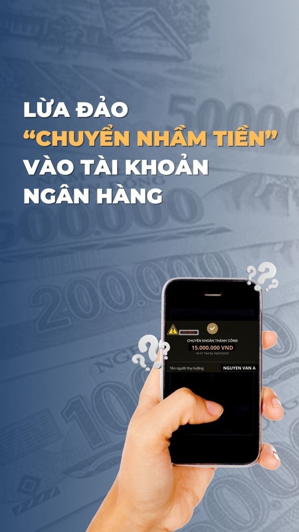 Nhận được tiền chuyển nhầm, người dân cảnh giác kẻo bị lừa- Ảnh 1.