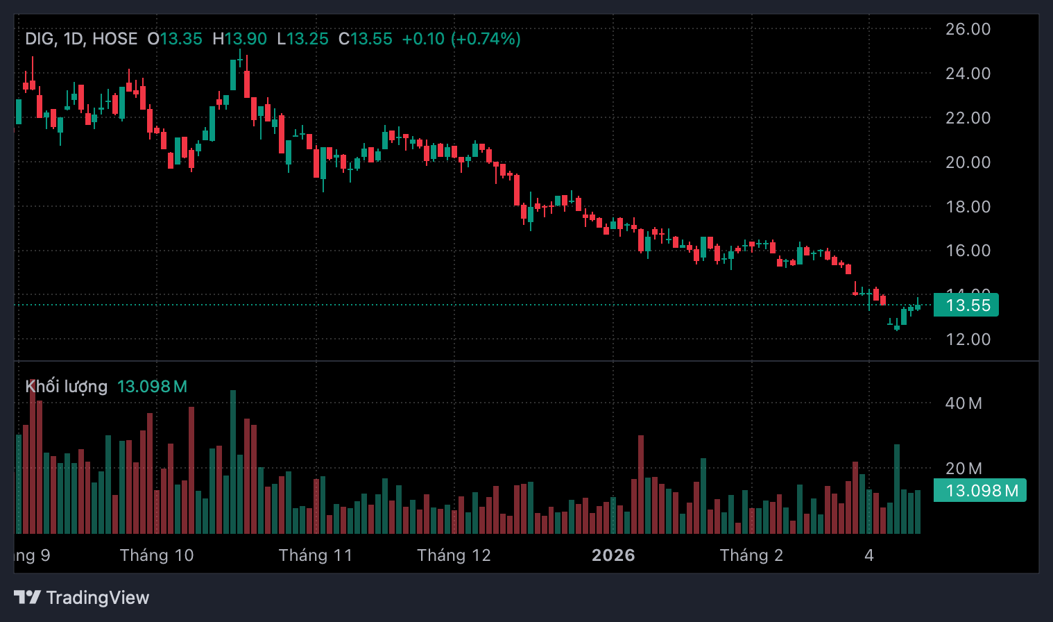 Gia đình Chủ tịch DIC Corp tiếp tục bị bán giải chấp cổ phiếu DIG- Ảnh 1.