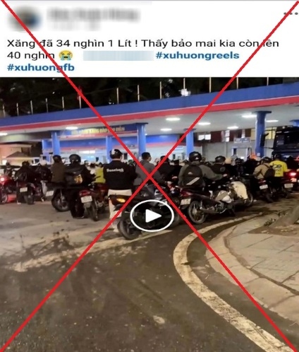 Đăng tin "xăng c&ograve;n l&ecirc;n 40 ngh&igrave;n", nh&acirc;n vi&ecirc;n b&aacute;n xe điện bị phạt 7,5 triệu đồng - Ảnh 2.