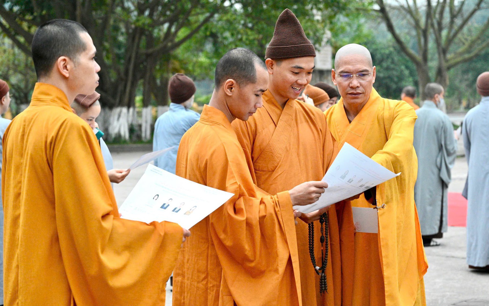 Gần 500 Tăng Ni, Cán Bộ Học Viện Phật Giáo Hà Nội Tham Gia Bầu Cử