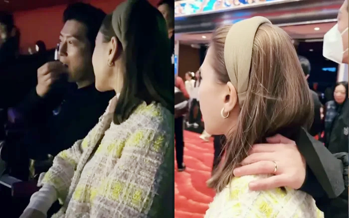 Sau loạt tin đồn ly hôn: Tài tử Đậu Kiêu lại tình tứ bên vợ là ái nữ tỷ phú - Ảnh 2.