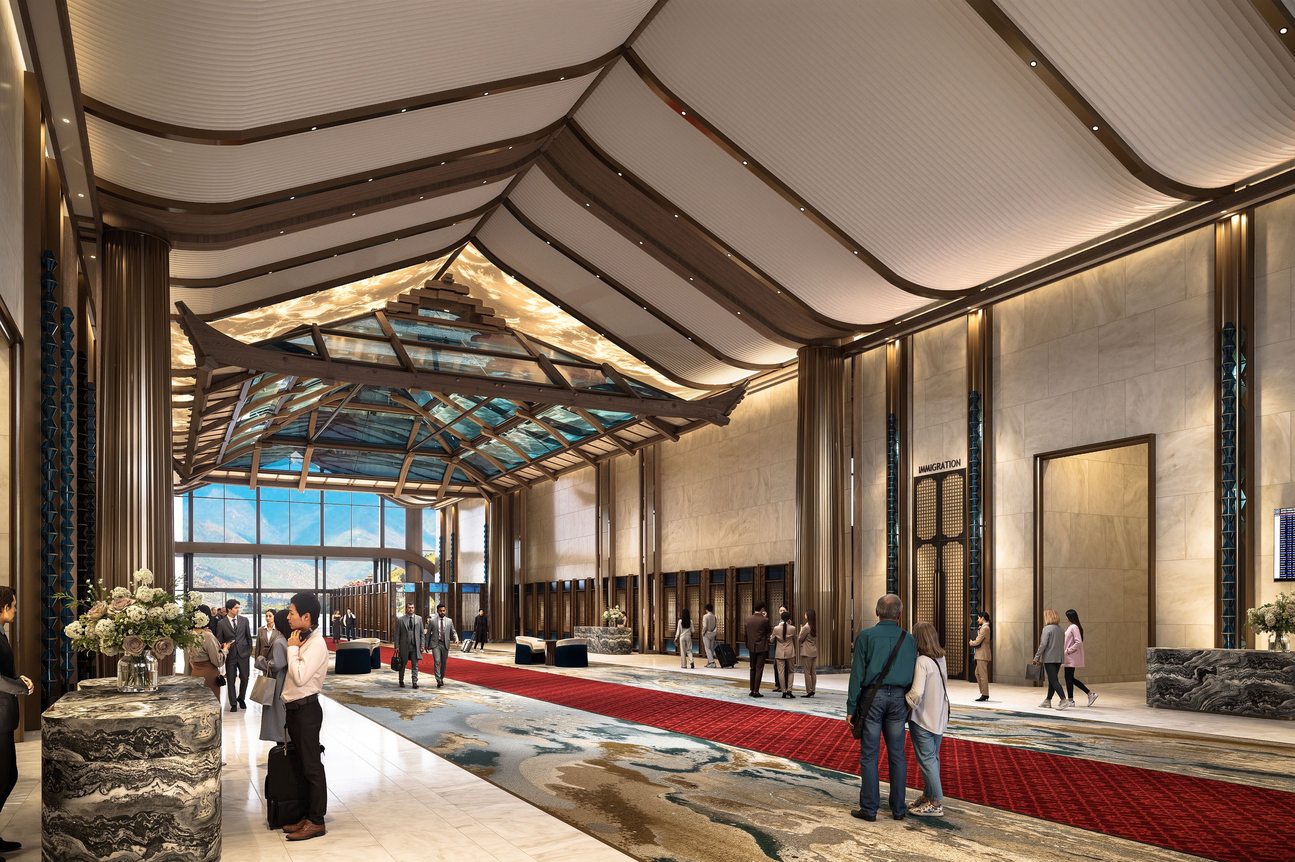 Cận cạnh thiết kế nh&agrave; ga VIP của s&acirc;n bay Ph&uacute; Quốc sẽ phục vụ APEC 2027 - Ảnh 3.