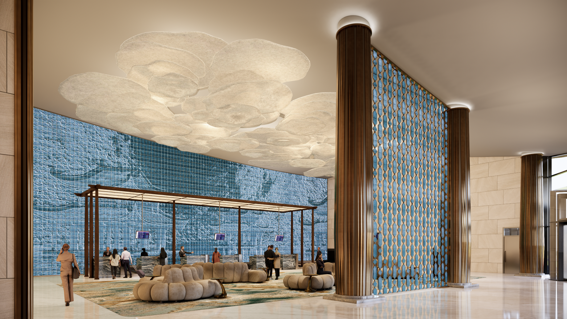 Cận cạnh thiết kế nh&agrave; ga VIP của s&acirc;n bay Ph&uacute; Quốc sẽ phục vụ APEC 2027 - Ảnh 4.