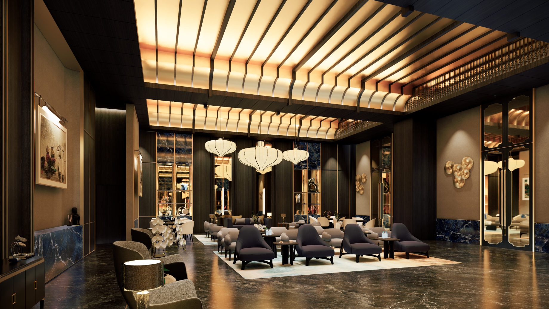 Cận cạnh thiết kế nh&agrave; ga VIP của s&acirc;n bay Ph&uacute; Quốc sẽ phục vụ APEC 2027 - Ảnh 6.