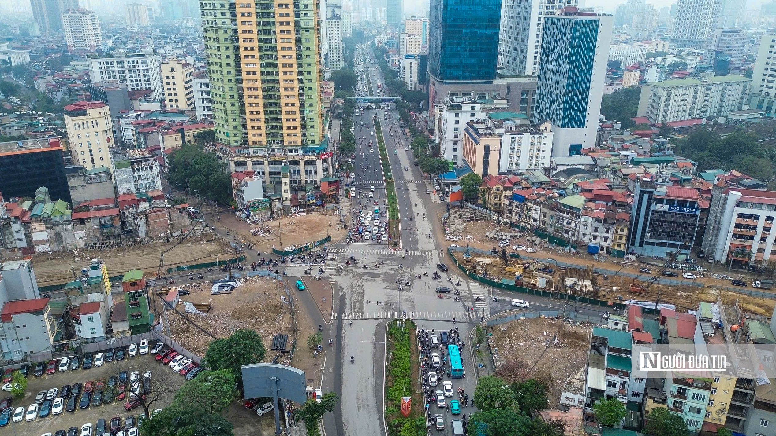 H&agrave; Nội: Đoạn đường Voi Phục - Ho&agrave;ng Cầu lộ diện sau 3 th&aacute;ng thi c&ocirc;ng - Ảnh 1.