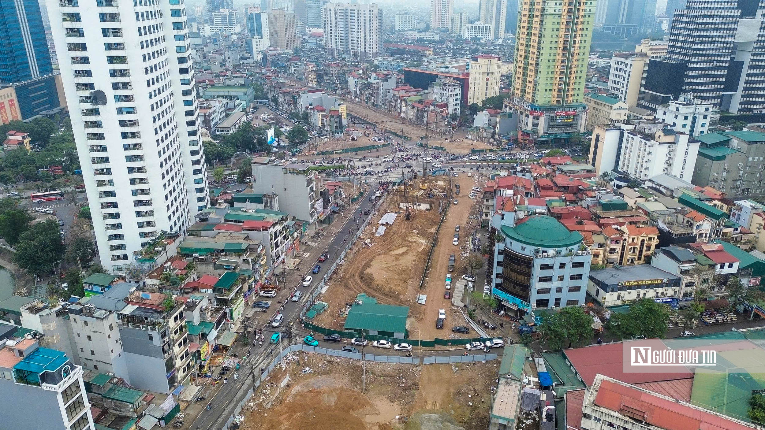 H&agrave; Nội: Đoạn đường Voi Phục - Ho&agrave;ng Cầu lộ diện sau 3 th&aacute;ng thi c&ocirc;ng - Ảnh 3.