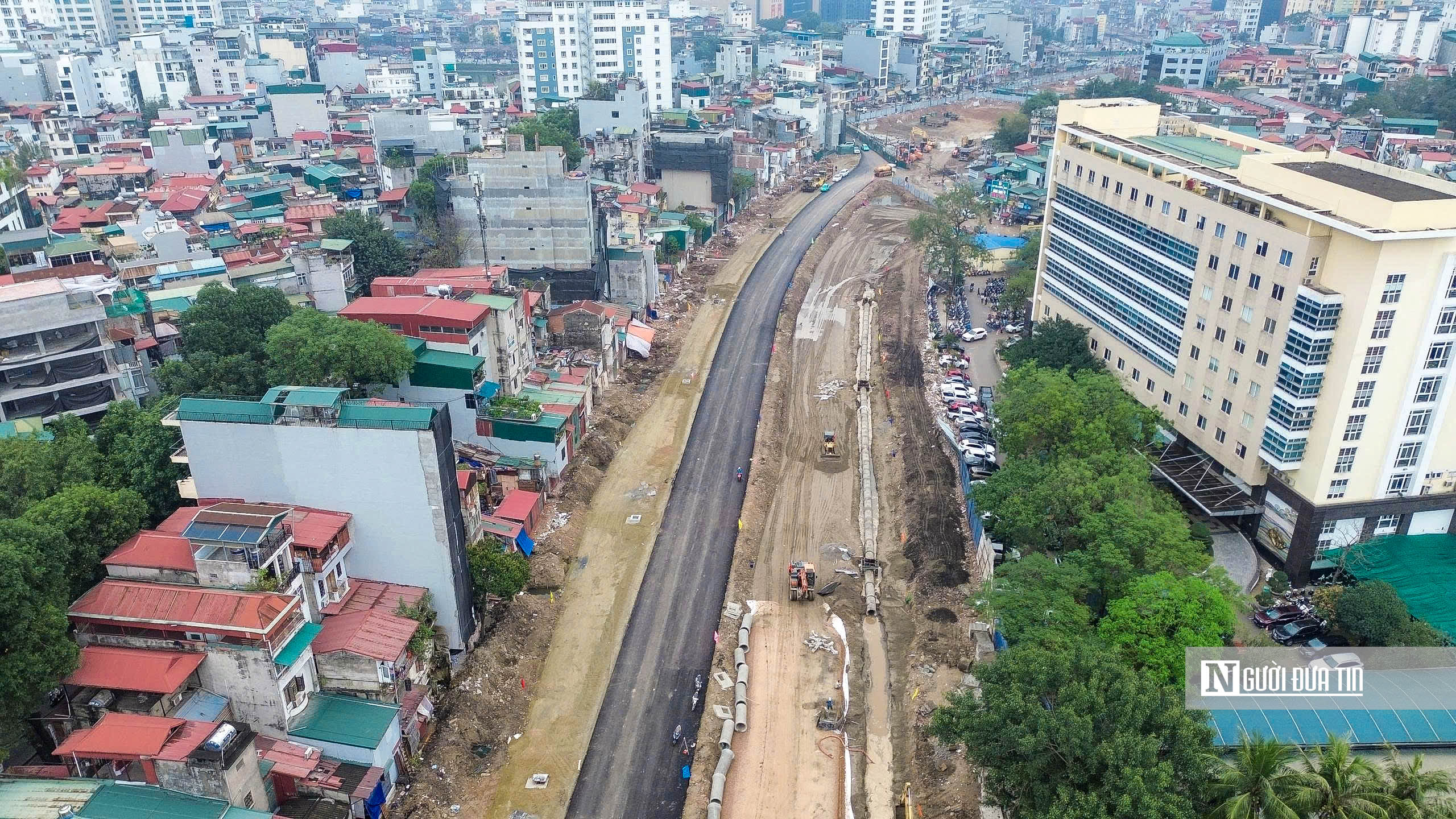 H&agrave; Nội: Đoạn đường Voi Phục - Ho&agrave;ng Cầu lộ diện sau 3 th&aacute;ng thi c&ocirc;ng - Ảnh 12.