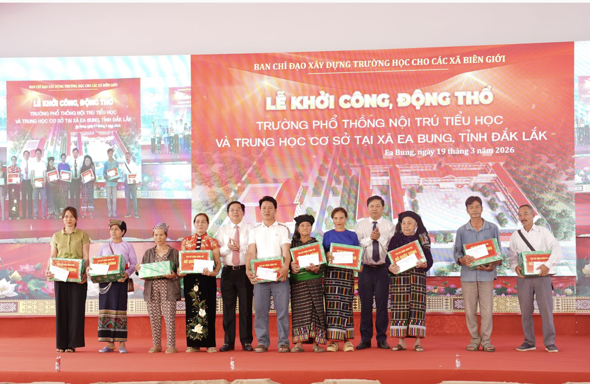 Đắk Lắk khởi công xây dựng trường nội trú thứ 5 cho học sinh vùng biên- Ảnh 3.