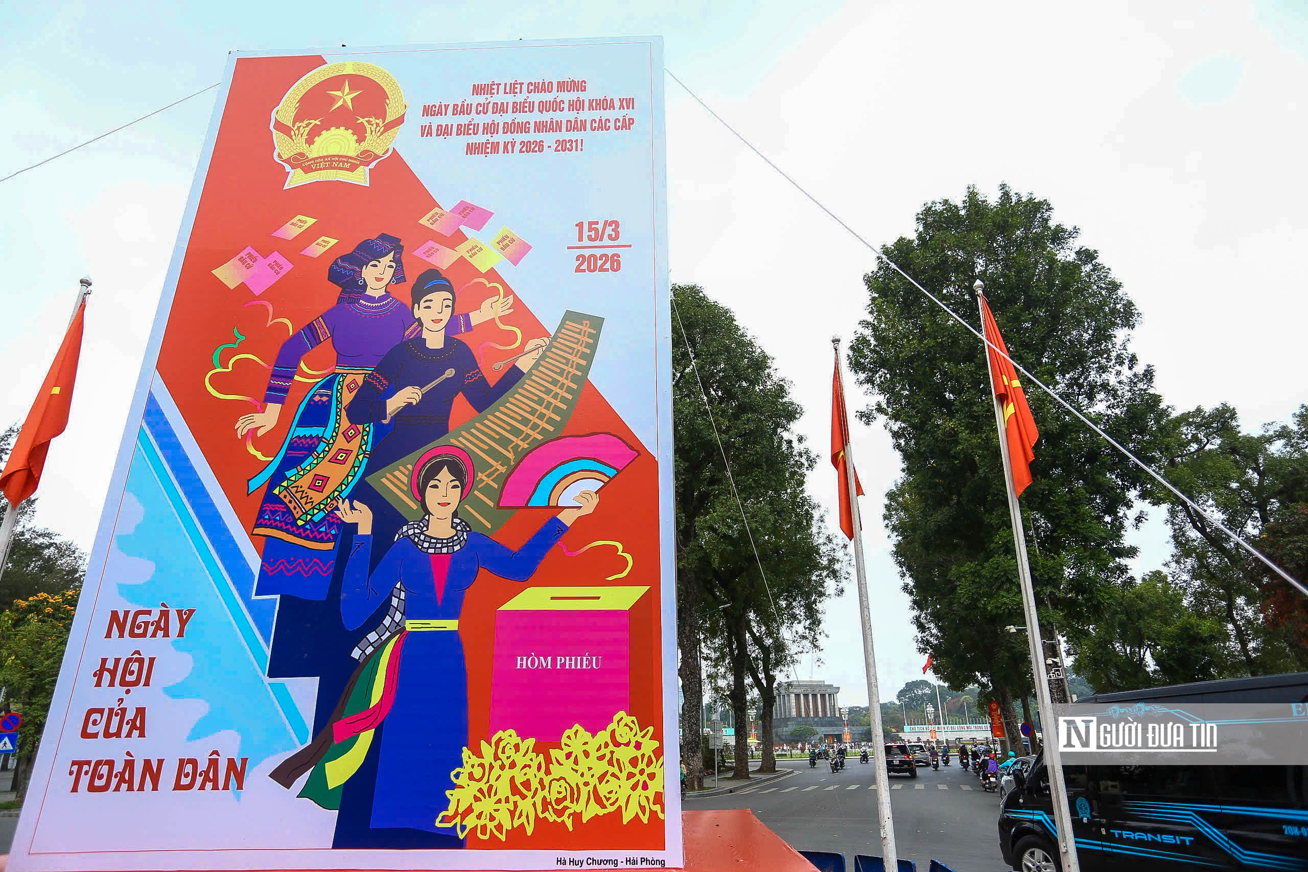 H&agrave; Nội trang ho&agrave;ng, sẵn s&agrave;ng cho ng&agrave;y hội to&agrave;n d&acirc;n đi bầu cử- Ảnh 6.