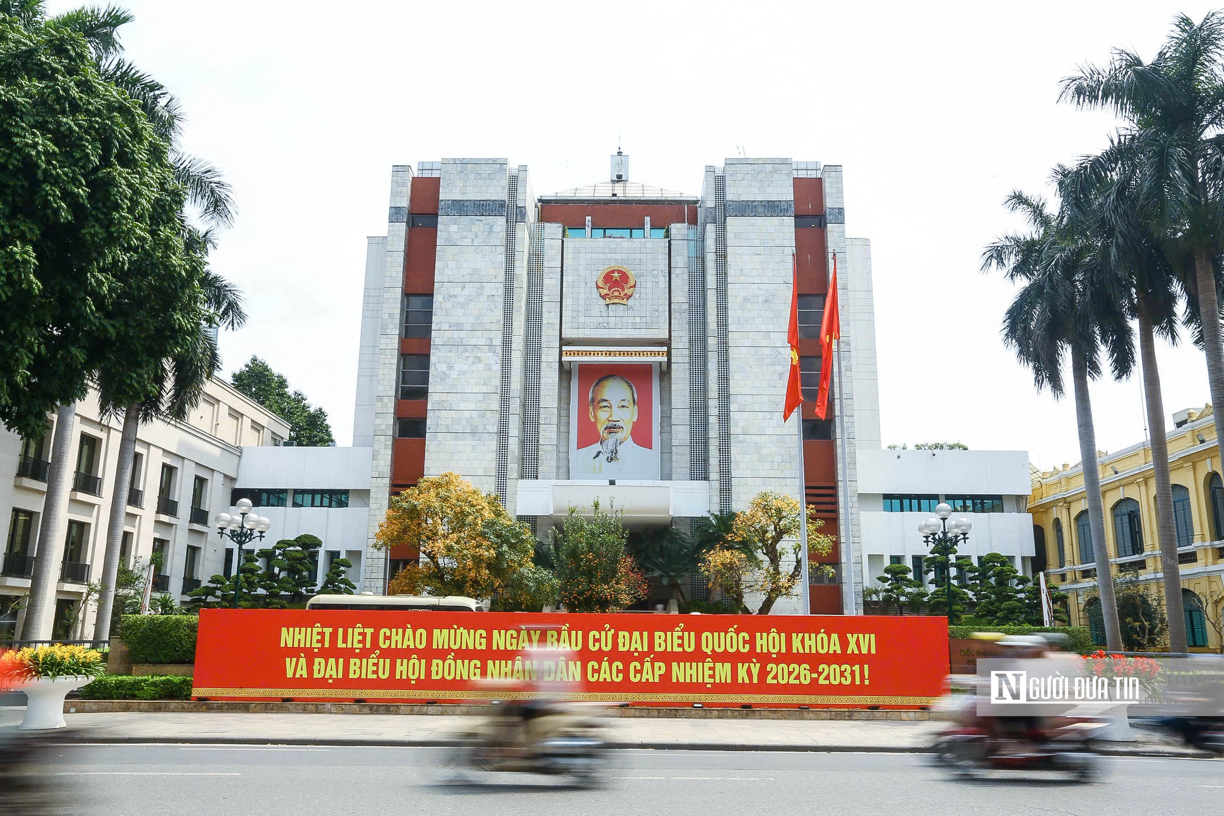 H&agrave; Nội trang ho&agrave;ng, sẵn s&agrave;ng cho ng&agrave;y hội to&agrave;n d&acirc;n đi bầu cử- Ảnh 2.