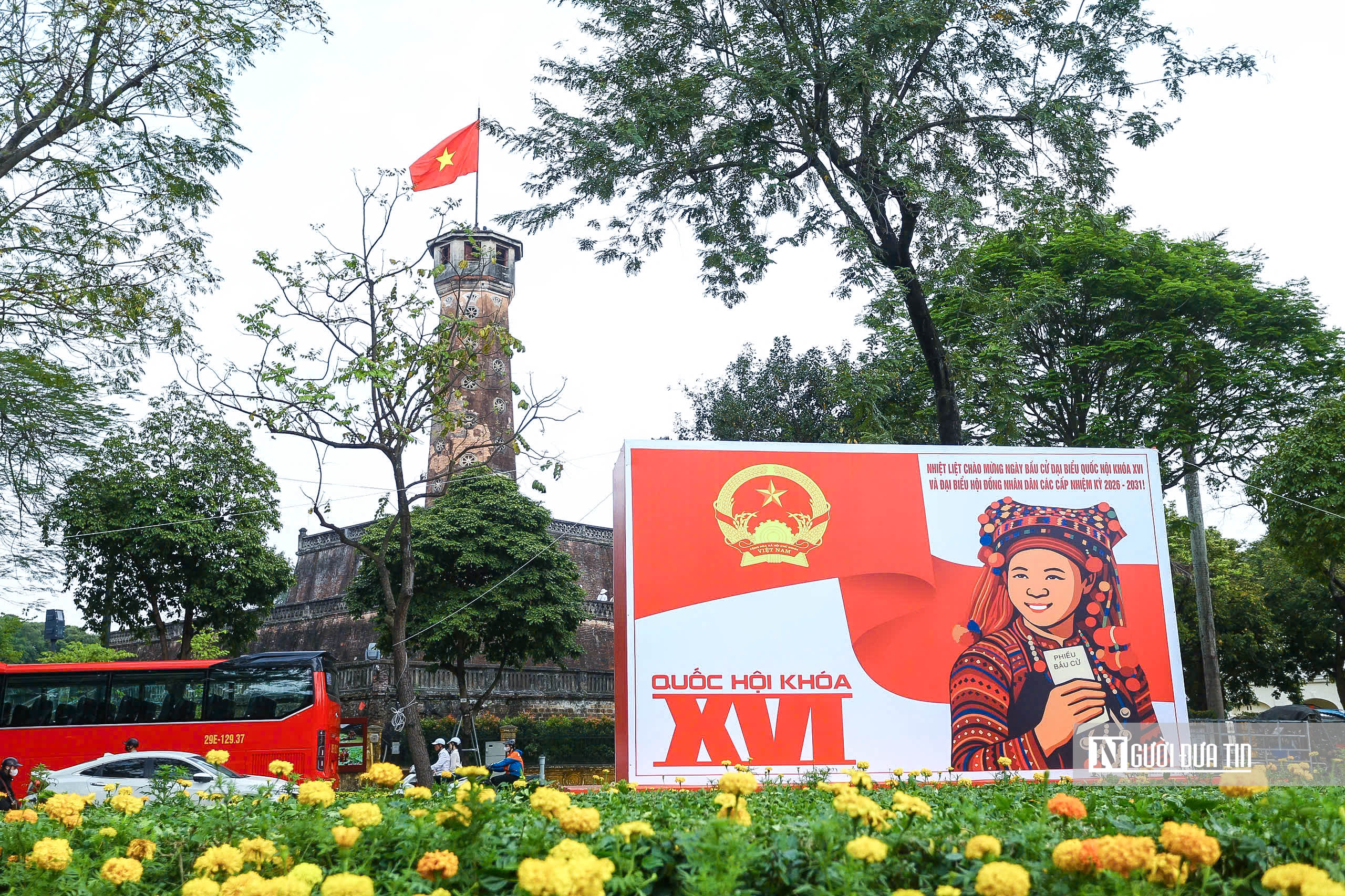 H&agrave; Nội trang ho&agrave;ng, sẵn s&agrave;ng cho ng&agrave;y hội to&agrave;n d&acirc;n đi bầu cử- Ảnh 5.