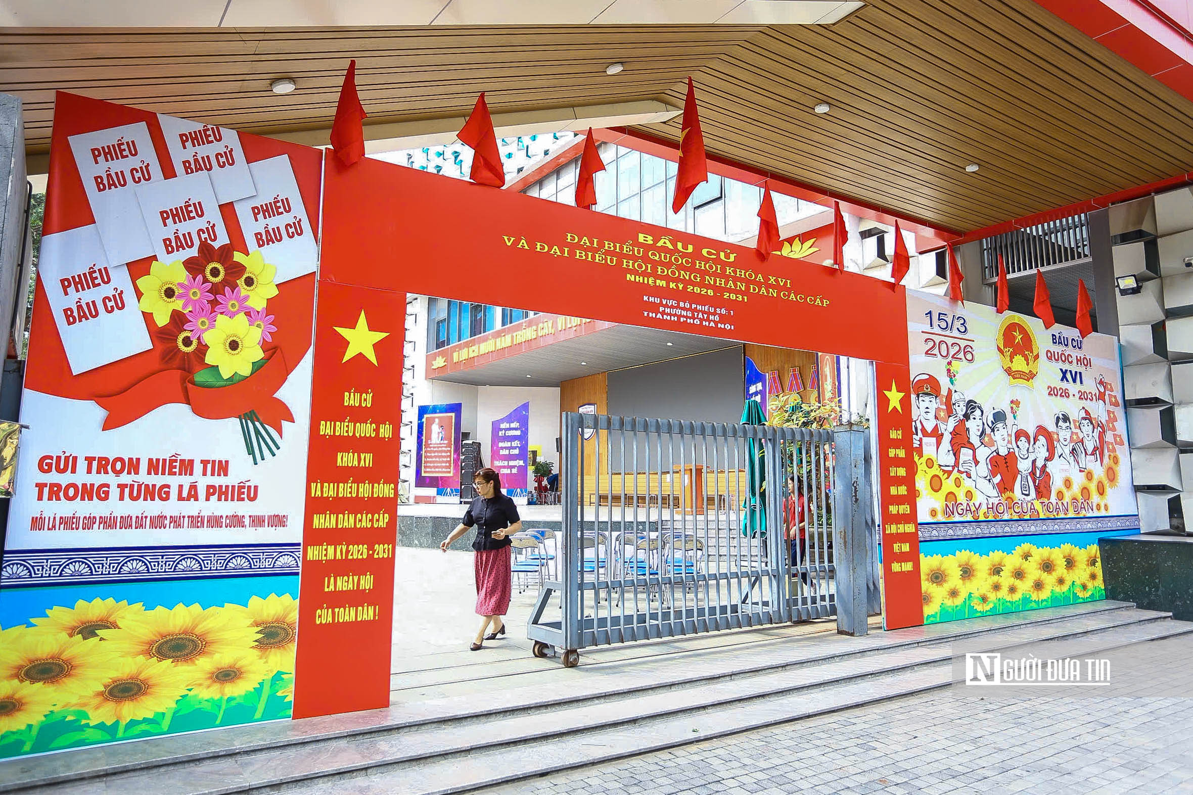 H&agrave; Nội trang ho&agrave;ng, sẵn s&agrave;ng cho ng&agrave;y hội to&agrave;n d&acirc;n đi bầu cử- Ảnh 8.