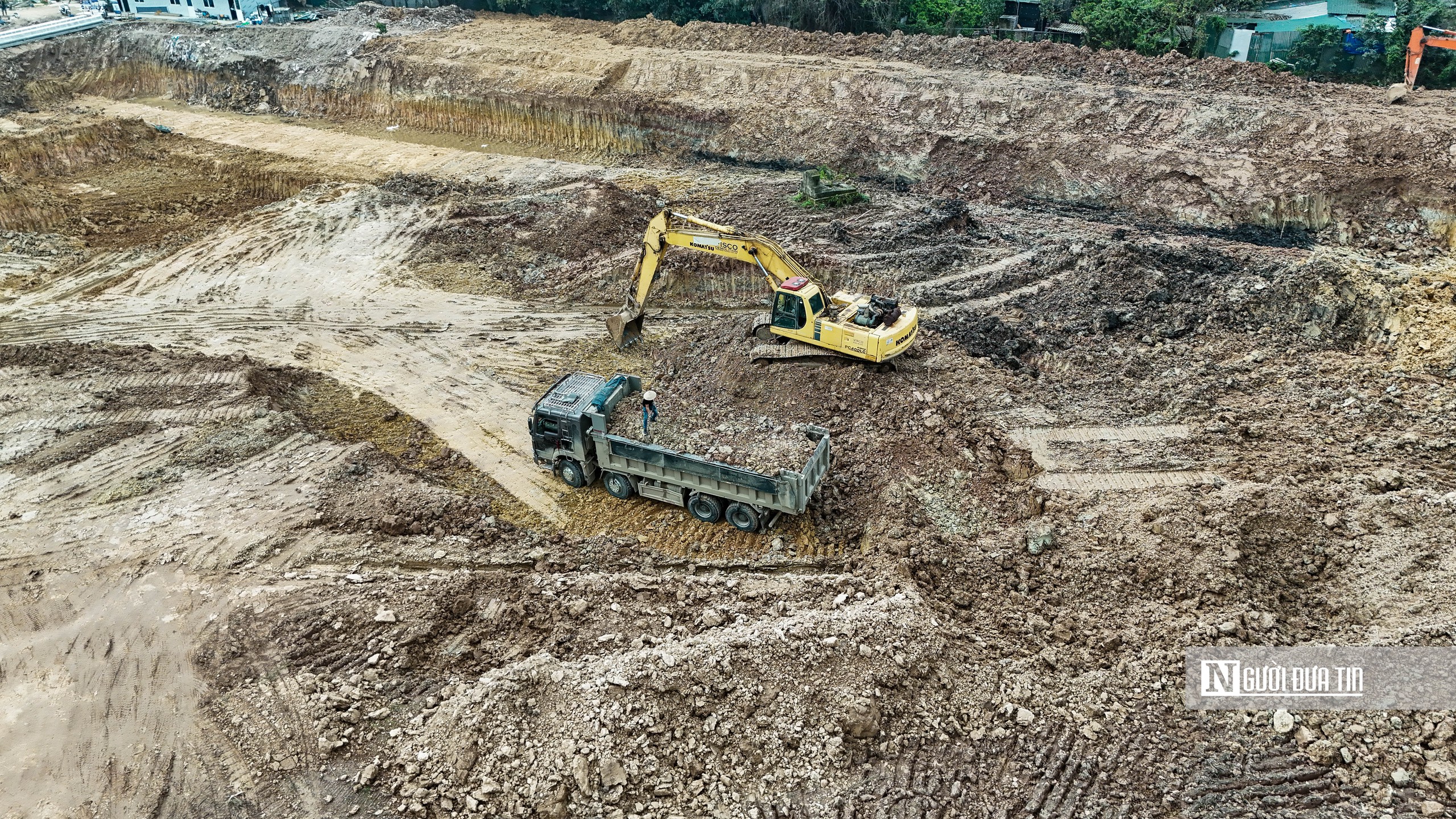 Bên trong đại công trường thi công hồ điều hoà rộng hơn 36ha ở Hà Nội- Ảnh 13. Bên trong đại công trường thi công hồ điều hoà rộng hơn 36ha ở Hà Nội- Ảnh 13.