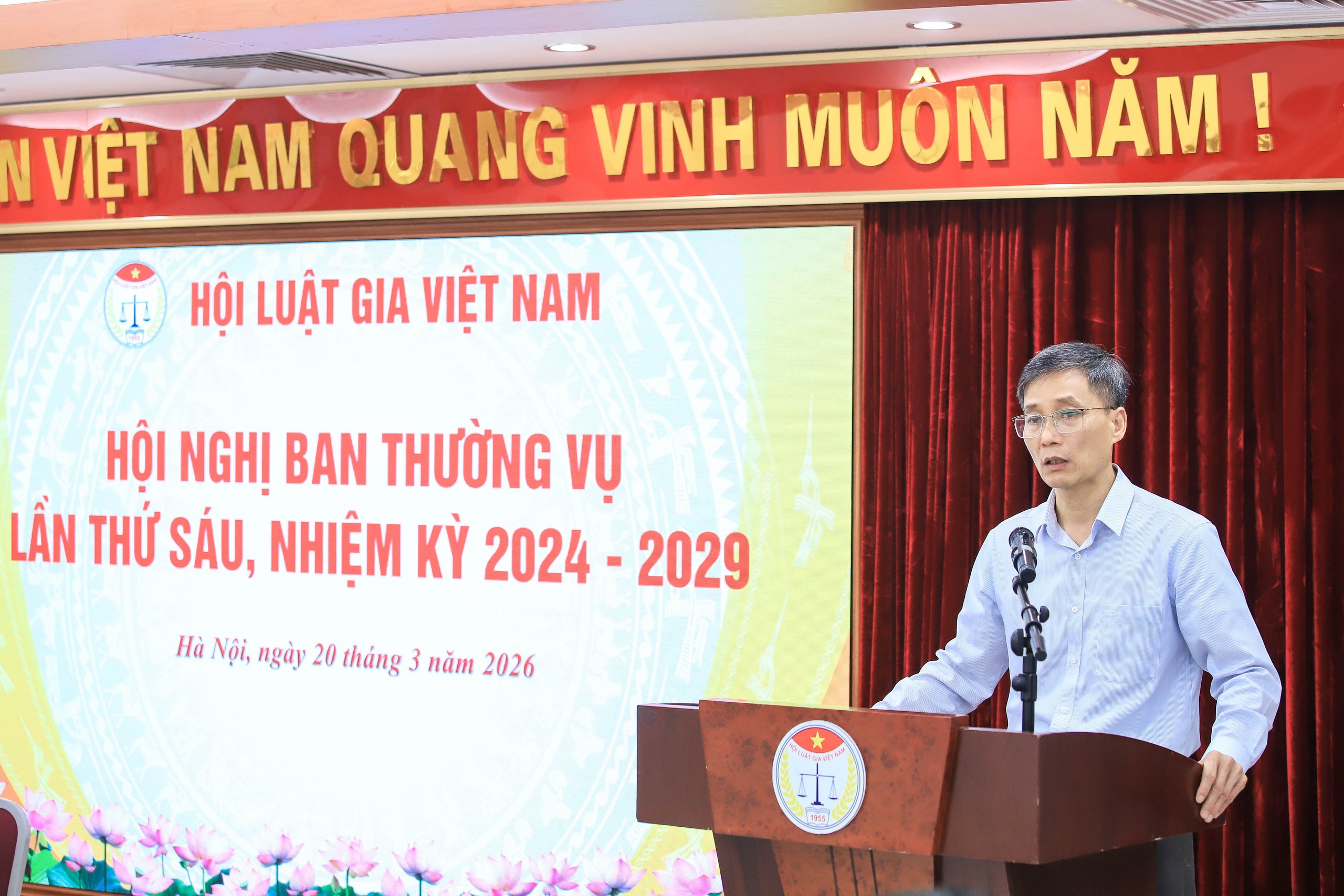 Hội nghị Ban Thường vụ Hội Luật gia Việt Nam lần thứ 6 - Ảnh 12.