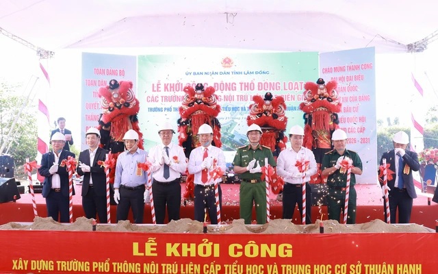 Lâm Đồng Khởi Công 3 Trường Nội Trú Liên Cấp, Nâng Cao Chất Lượng Giáo Dục Vùng Sâu