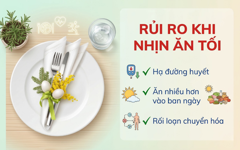 Nhịn ăn tối để giảm c&acirc;n: Sự thật bất ngờ, kh&ocirc;ng phải cứ bỏ bữa l&agrave; gầy nhanh - Ảnh 2.
